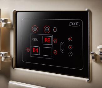 Control panel on the AGA eR7 range cooker